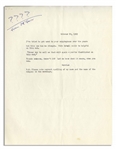 Hunter S. Thompson Letter From 1965 While Writing ''Hell's Angels'' -- ''...I am either drunk or on the bike, or both. Acceleration above 60 has been substantially increased...''